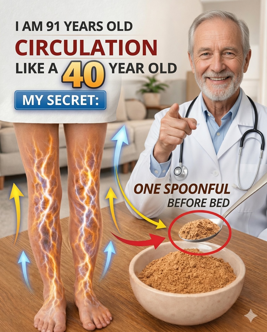 Seniors: Consume THIS Before Bed to Improve Leg Circulation During the Night – Wake Up with Warmer Feet!