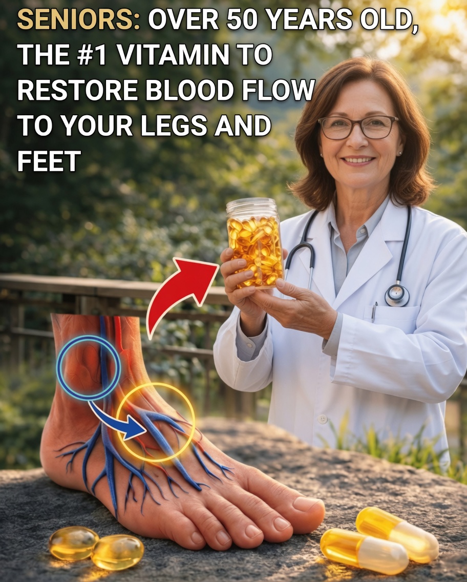 Over 60? Discover an essential vitamin that can help improve circulation in the legs and feet