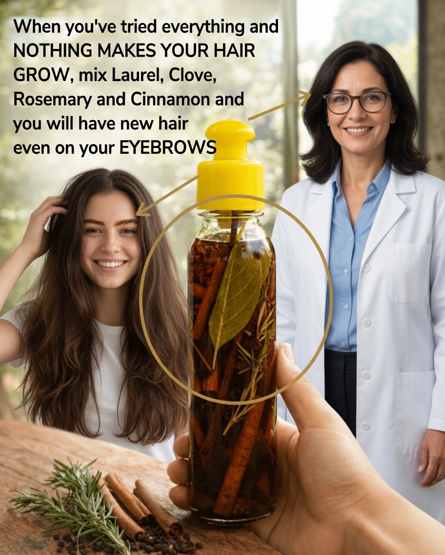 Can This Simple Herb Mix Help You Have Stronger, Fuller Hair? Discover the Benefits of Bay Leaf, Clove, Rosemary, and Cinnamon