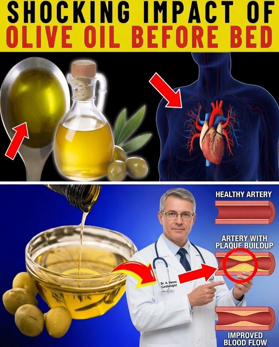 SENIORS: Can Just 1 Tablespoon of Olive Oil at Night Transform Your Body?