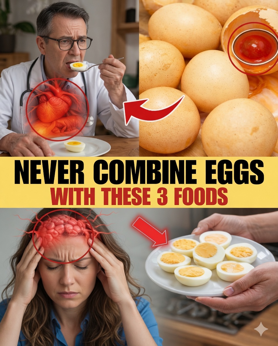 Seniors: Don’t Combine Eggs with These 3 Foods – Surprising Effects You Need to Know After 60