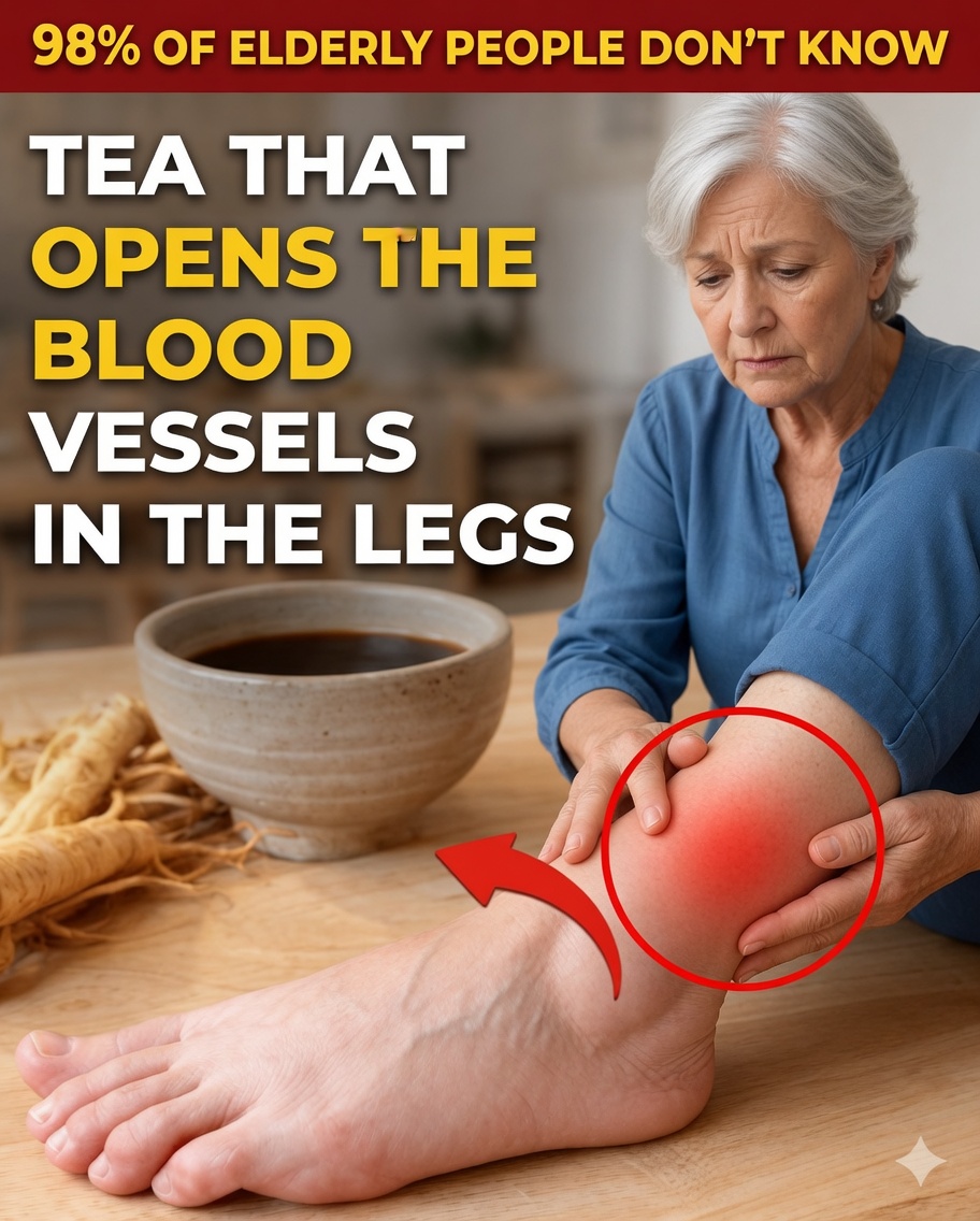 Over 60? These 3 Simple Teas Can Strengthen Your Legs and Restore Lightness to Your Steps