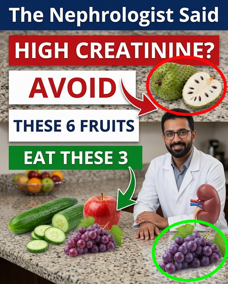 High Creatinine? Discover 6 Fruits That Can Overload the Kidneys — and 3 Gentler Options to Enjoy
