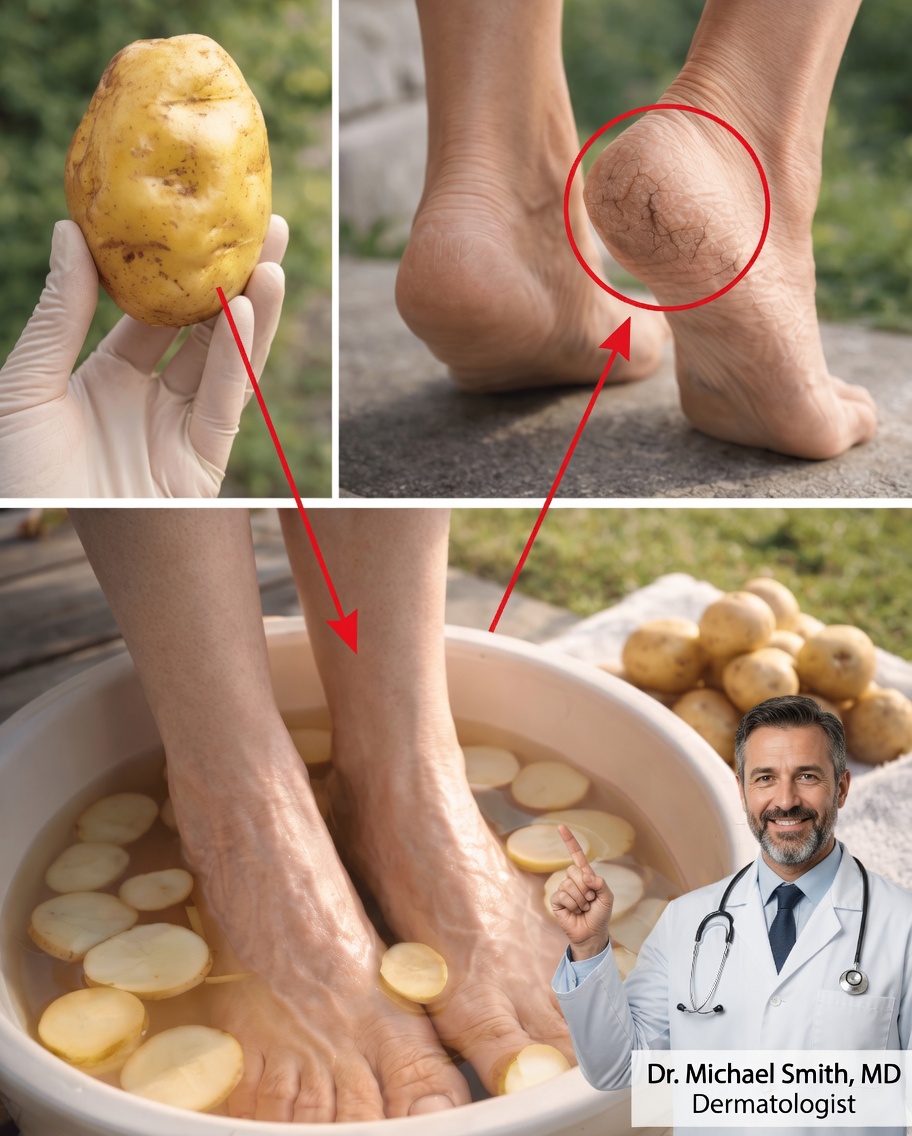 Can a Potato Help Soften Dry, Cracked Heels? A Surprising Home Remedy Trick Worth Trying