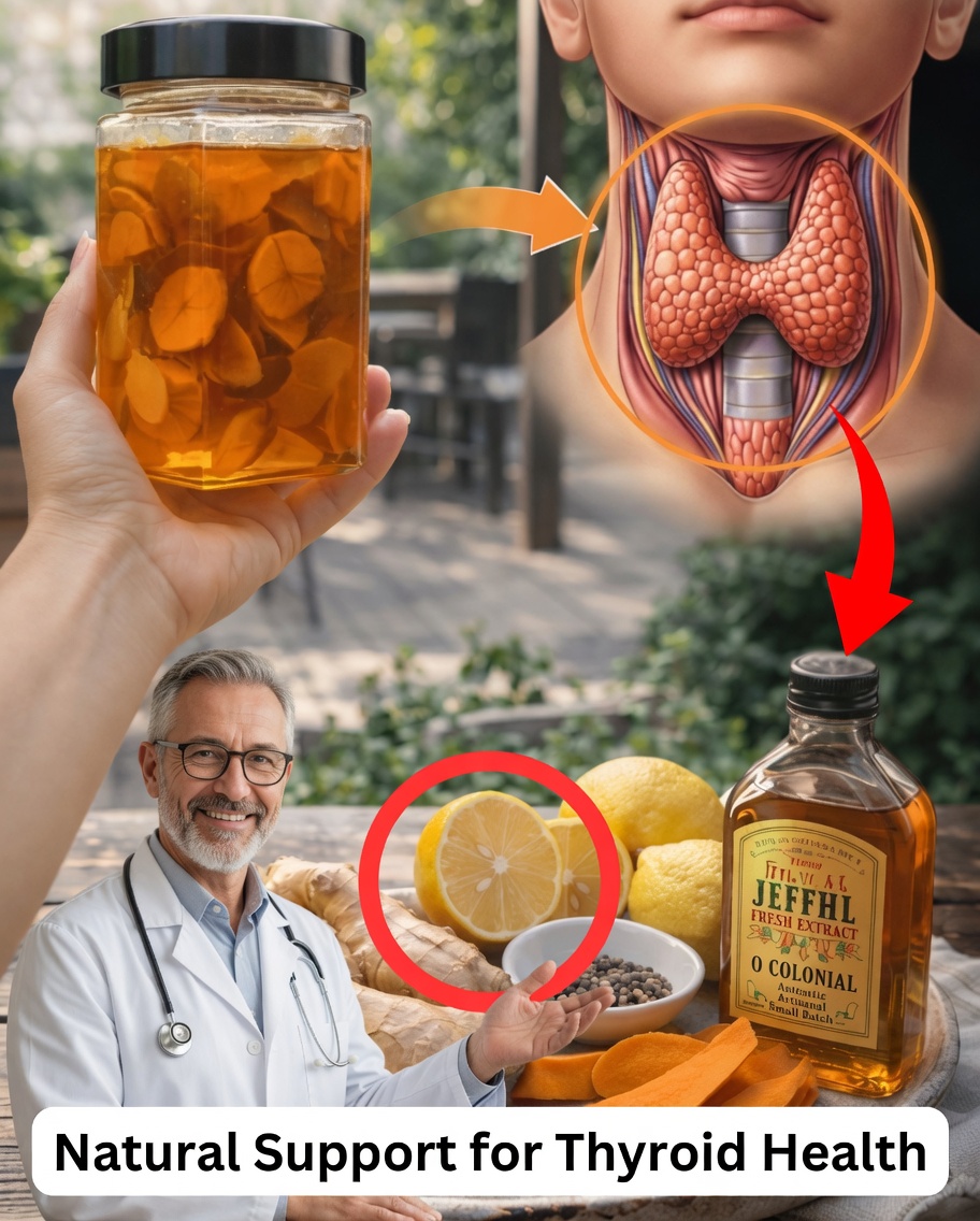 How to Naturally Support Thyroid Health with a Simple Turmeric, Ginger, and Lemon Recipe