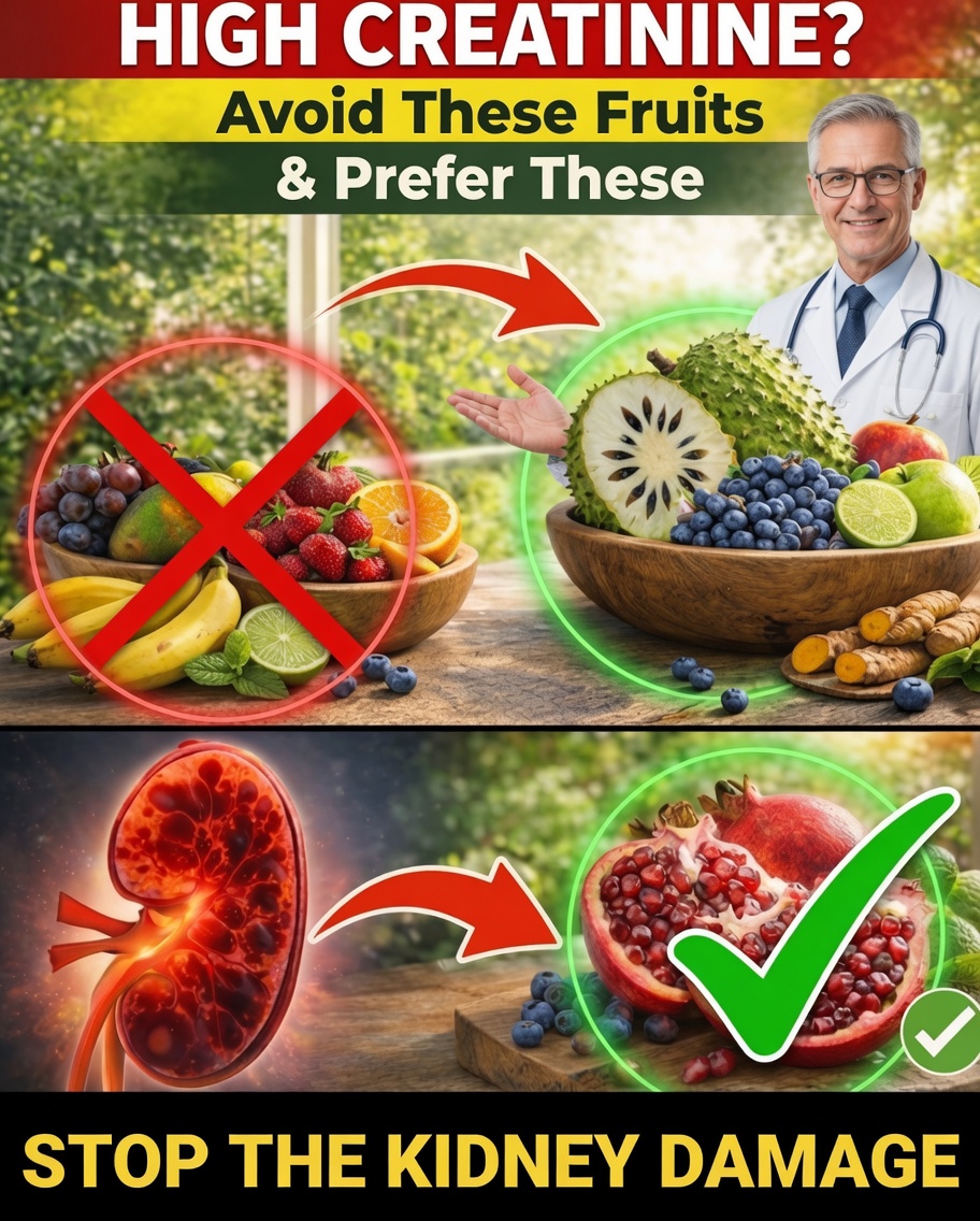 High Creatinine Levels? Discover 4 Fruits You Can Eat at Night to Support Your Body’s Natural Detoxification