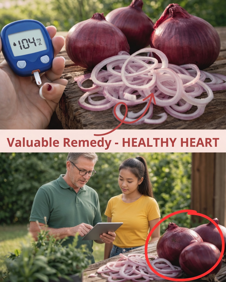 Discover How Red Onion Can Help Balance Blood Sugar – A Simple Ingredient from Your Kitchen