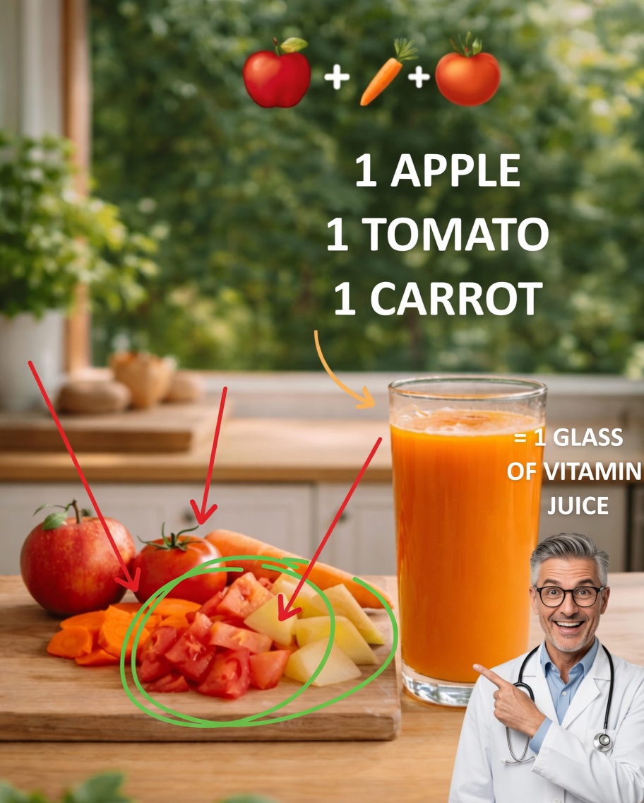 12 Reasons to Drink Tomato, Carrot, and Apple Juice Every Morning