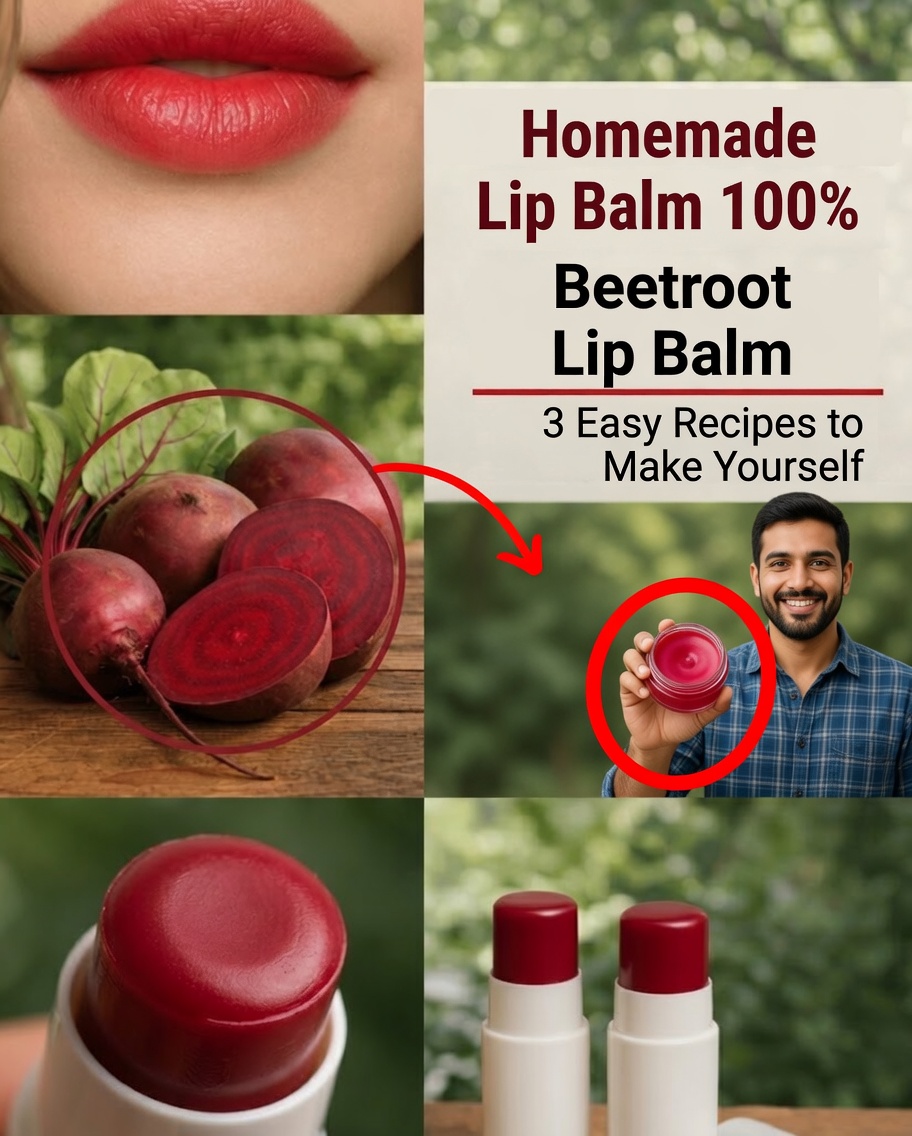 Homemade Beet Lip Balm: Discover a Natural Secret for Soft, Pink Lips