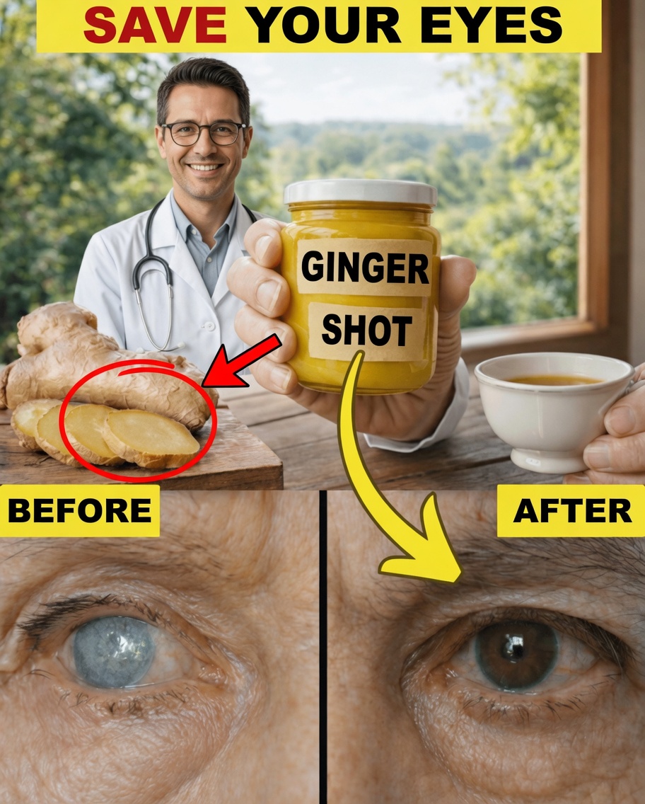 A Simple Natural Apple and Ginger Drink to Support Eye Health After 50