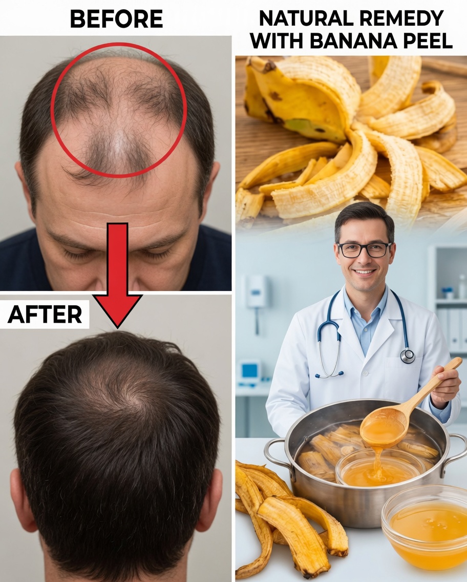 Gray Hair Turning Black Naturally? The Truth About Banana Peel for Reversing Gray Strands and Stimulating Hair Growth