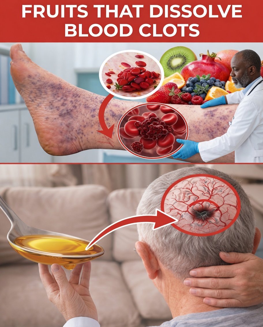 Top 8 Fruits That Naturally Help Dissolve Blood Clots and Improve Circulation