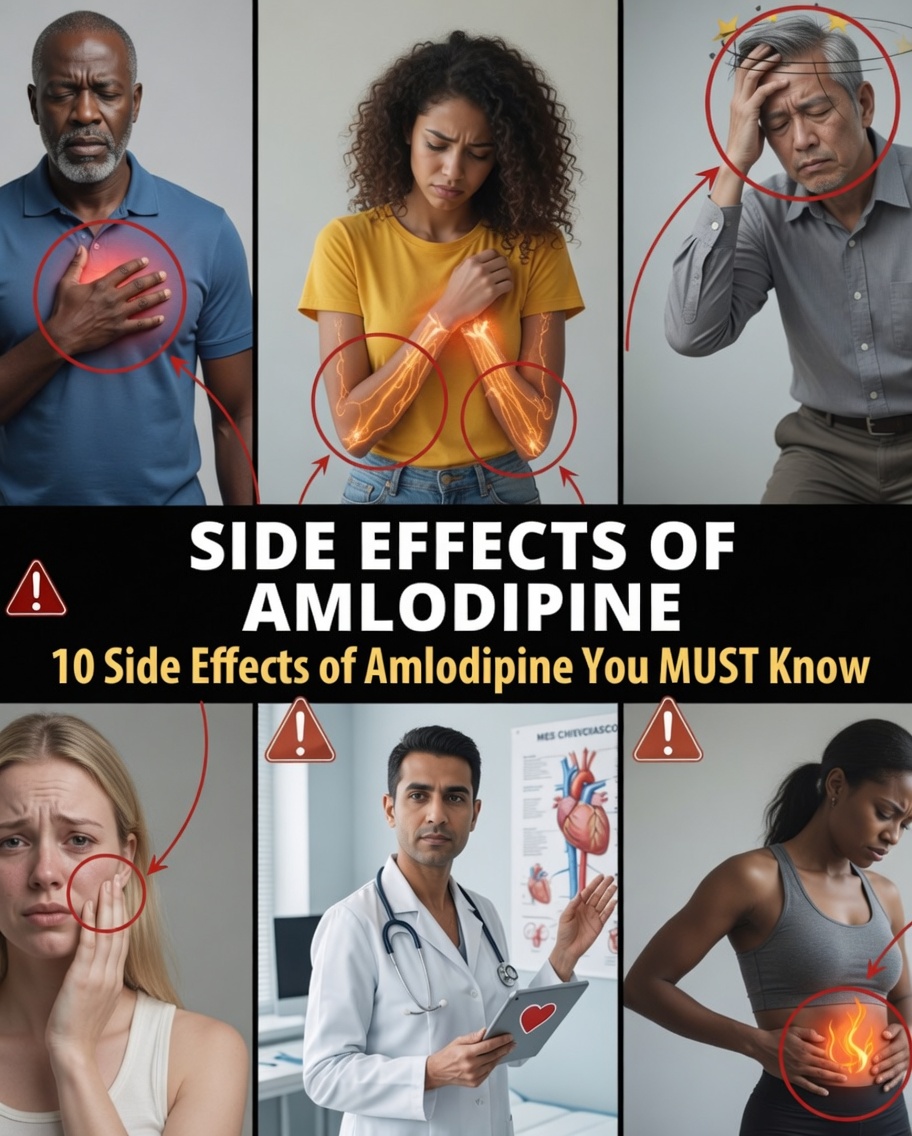 Strange Side Effects of Amlodipine Explained: 10 Symptoms You Should Watch For