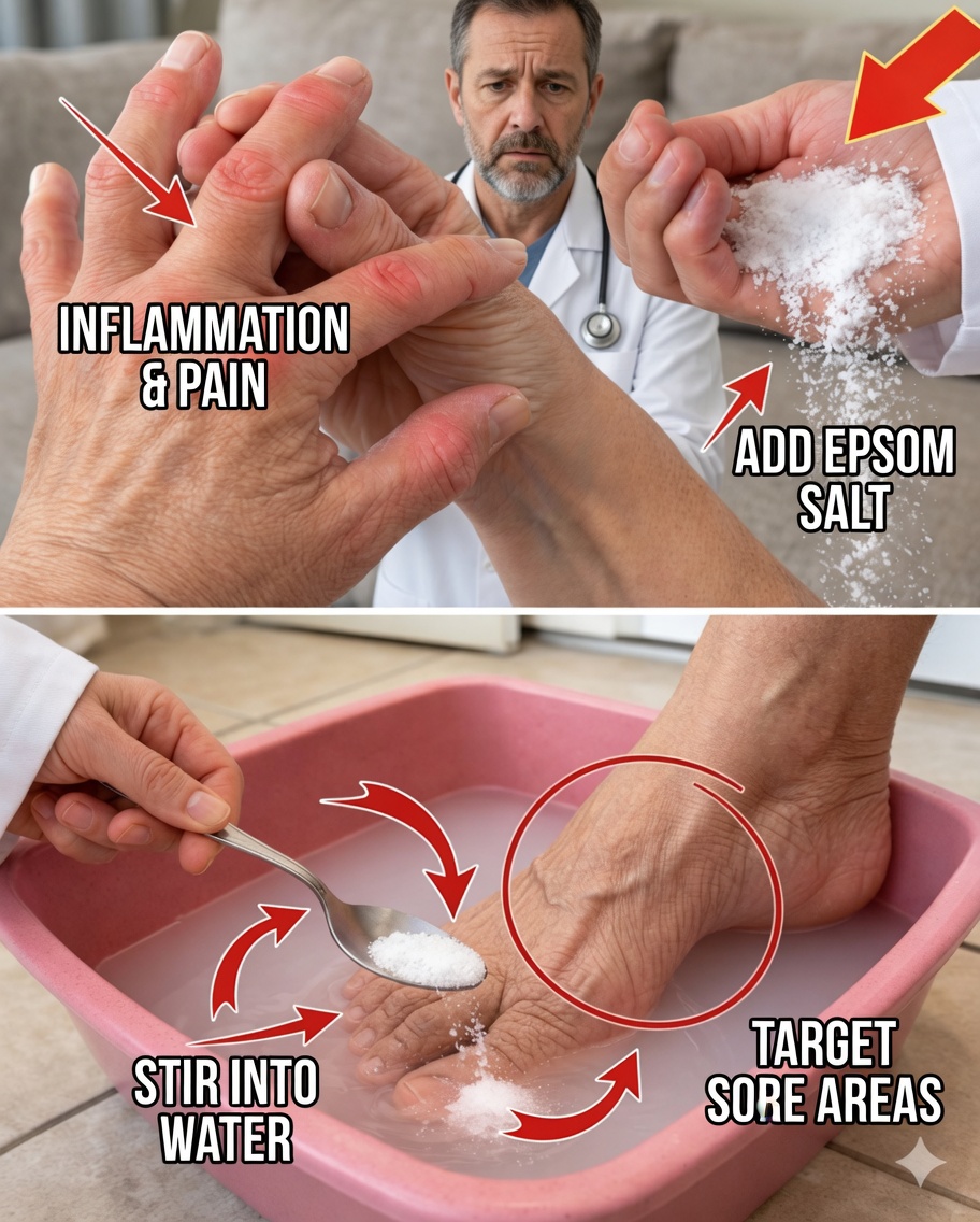 Say Goodbye to Cramps, Tingling, Pain, and Swelling in Your Feet: The Simple Nighttime Foot Soak That Can Bring Relief