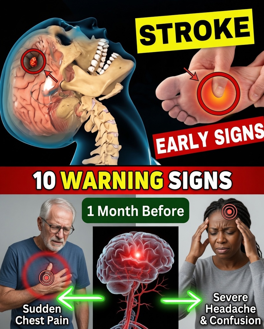 8 Early Warning Signs of Stroke You Might Notice a Month Before + 9 Natural Ways to Protect Your Brain