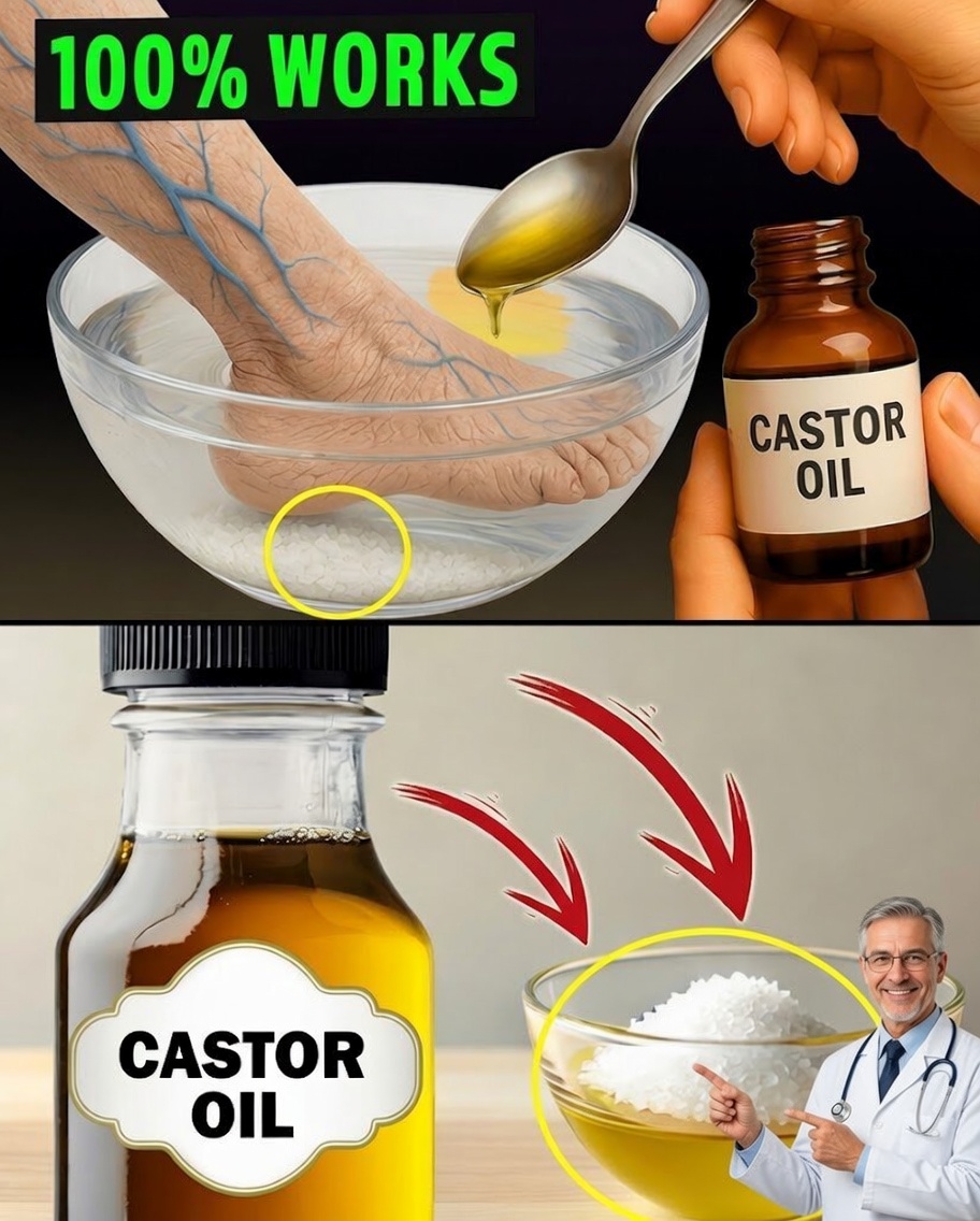 WOMEN OVER 65: The 10-Day Castor Oil & Epsom Salt Foot Soak That Could Change How You Feel