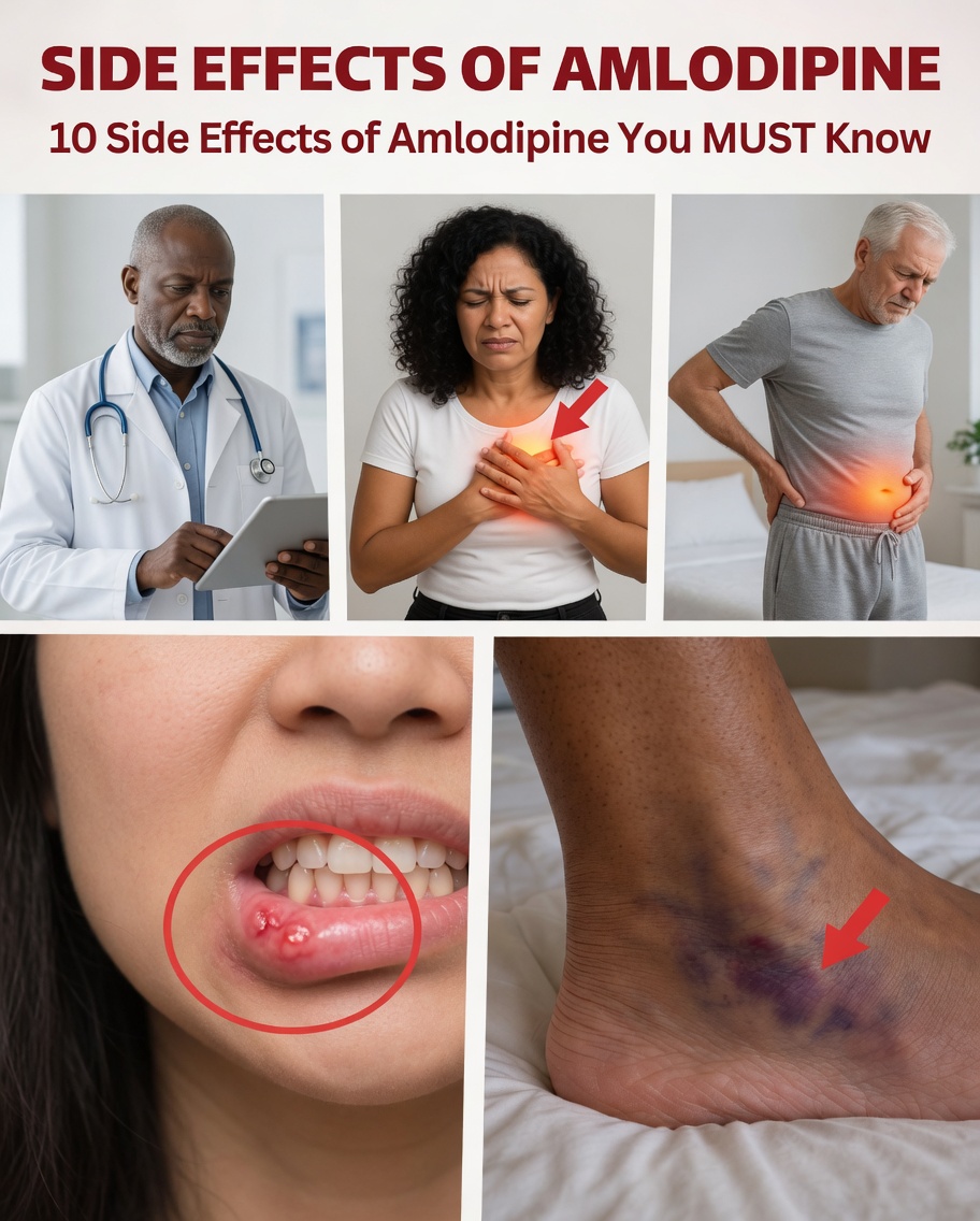 10 Hidden Side Effects of Amlodipine Your Doctor May Not Mention
