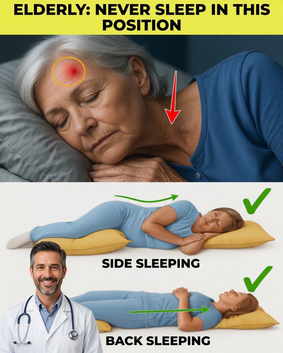 Elderly People: Avoid THIS Sleeping Position – It Can Increase the Risk of Stroke During the Night!