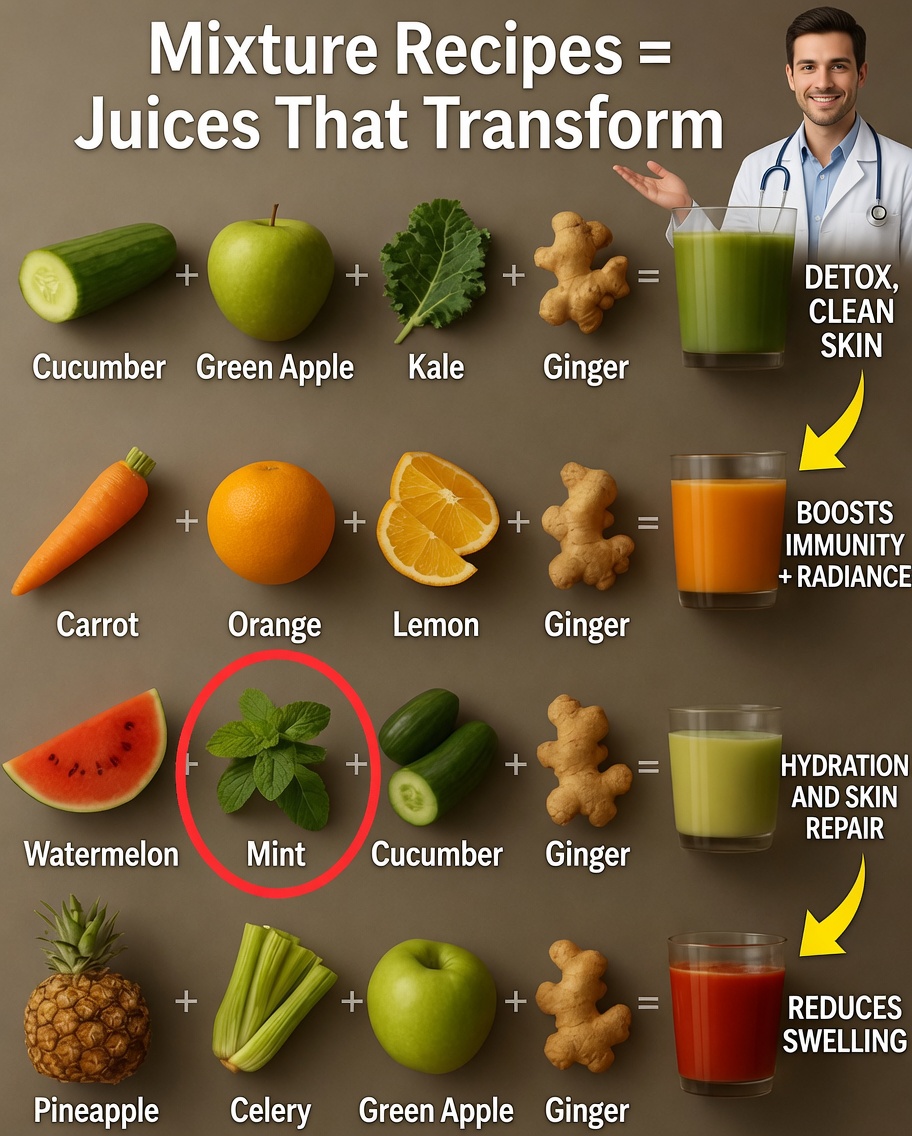 Mix These Powerful Juices for Daily Well-Being