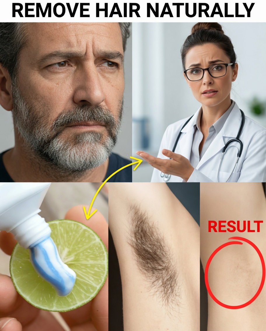 Remove Unwanted Hair Instantly with Lemon and Toothpaste!