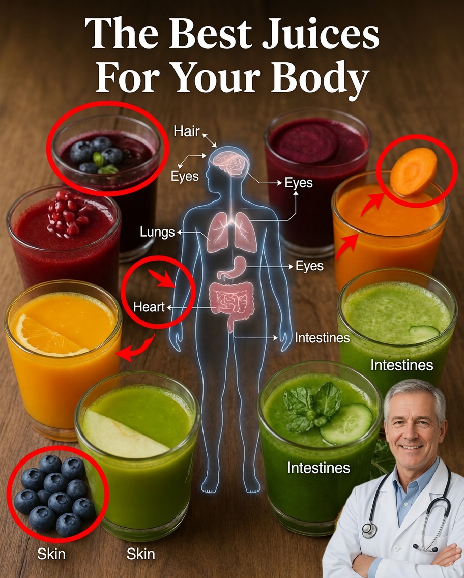 10 Best Natural Juices to Strengthen Every Part of Your Body