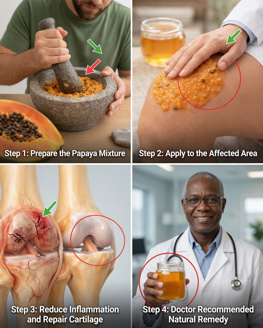 Papaya Seeds: A Natural Way to Relieve Discomfort in the Knees, Back, and Spine