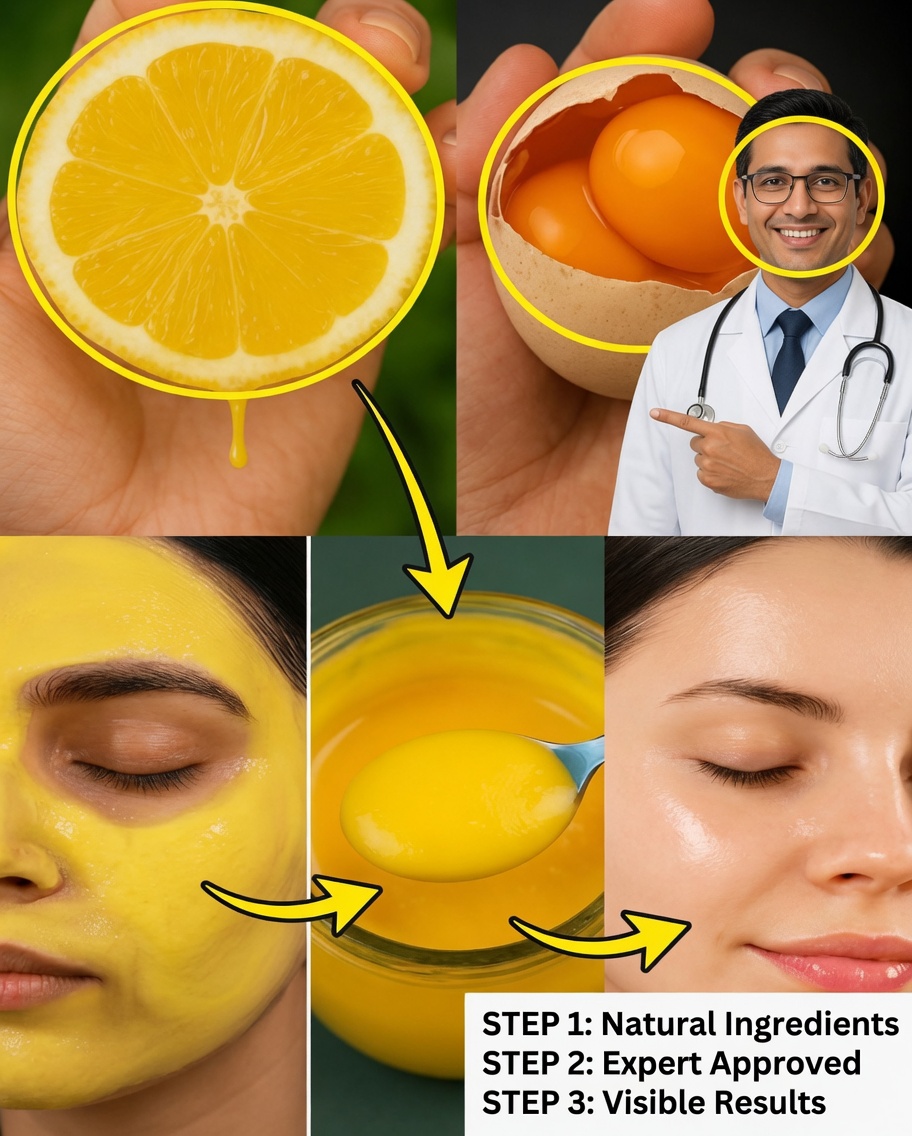 Lemon and Egg Mixture for Naturally Youthful Skin