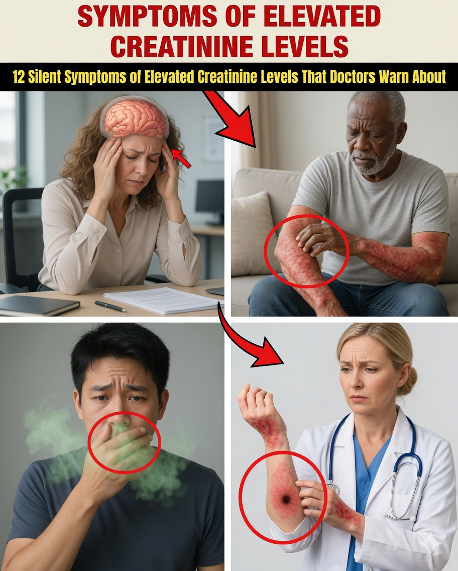 12 Silent Signs of High Creatinine: What Your Body May Be Trying to Warn You About Before It’s Too Late