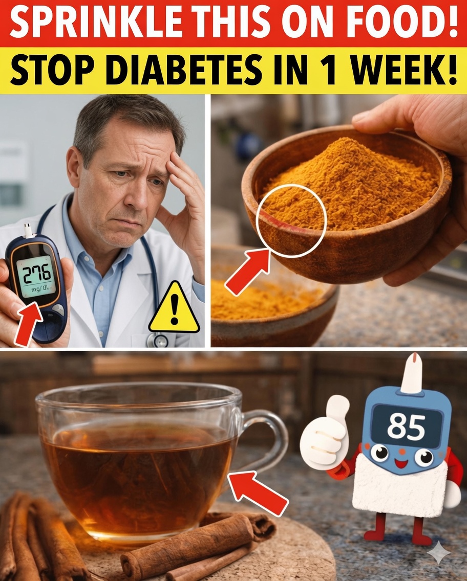 Over 60? Sprinkle THIS Every Day and Help Stabilize Blood Sugar in Just 7 Days
