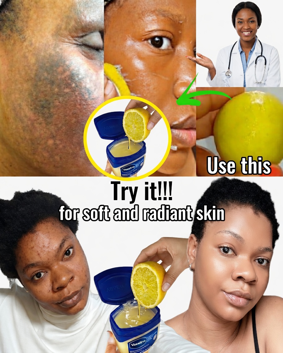 Vaseline and Lemon for Brighter, Smoother Skin