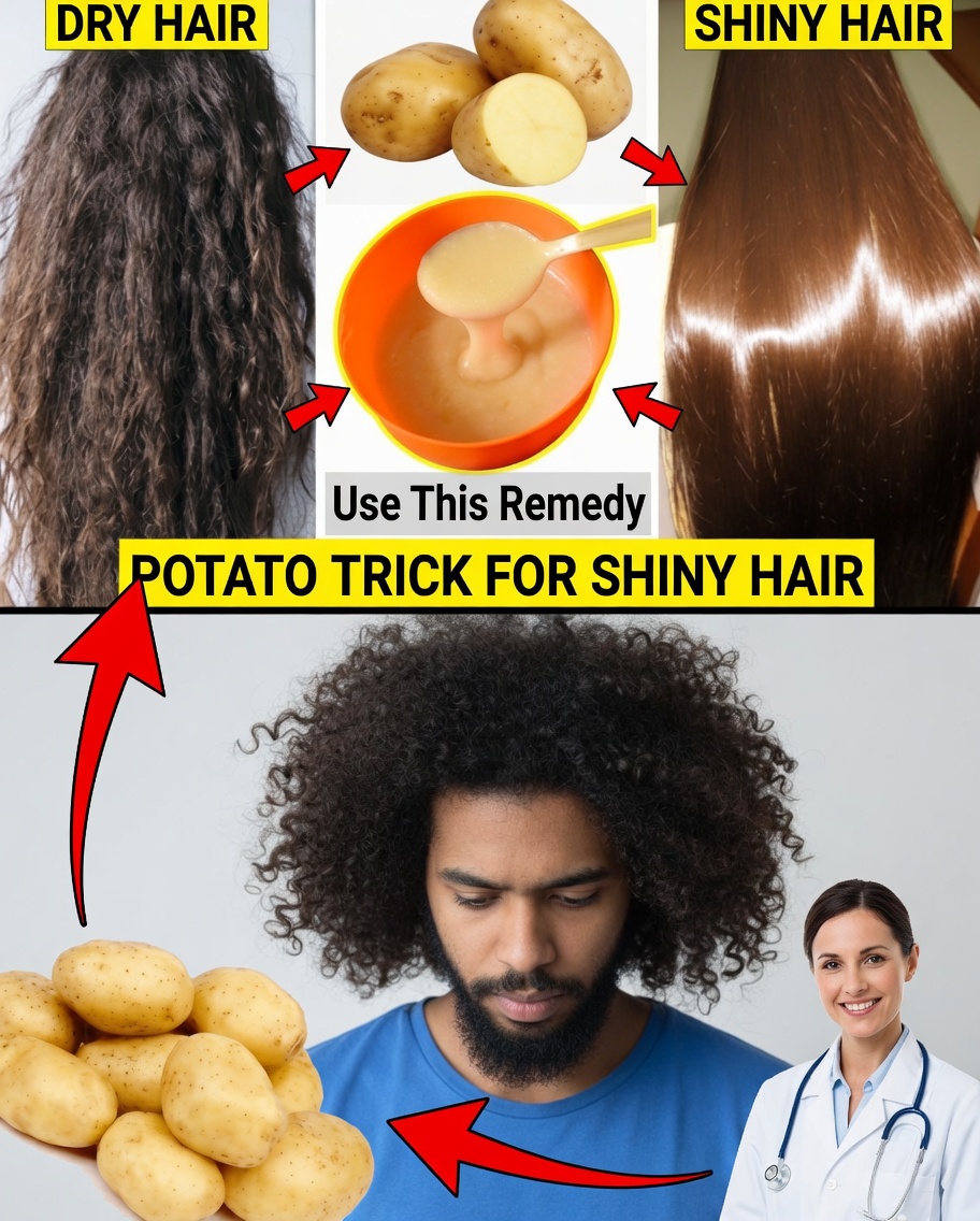Japanese-Inspired Potato Juice Hair Treatment for Faster, Natural Hair Growth