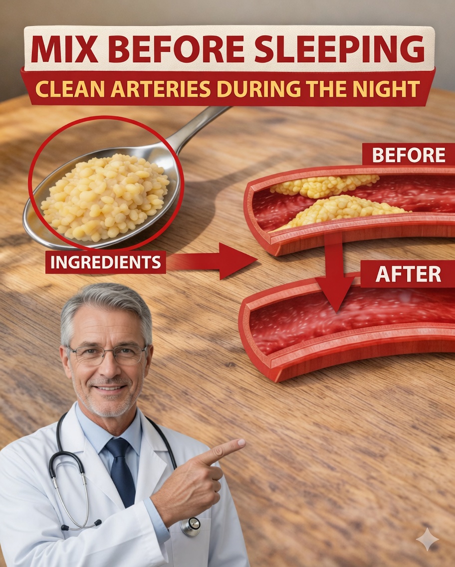 Mix These 3 Kitchen Ingredients Before Going to Bed — Your Arteries May Thank You in the Morning