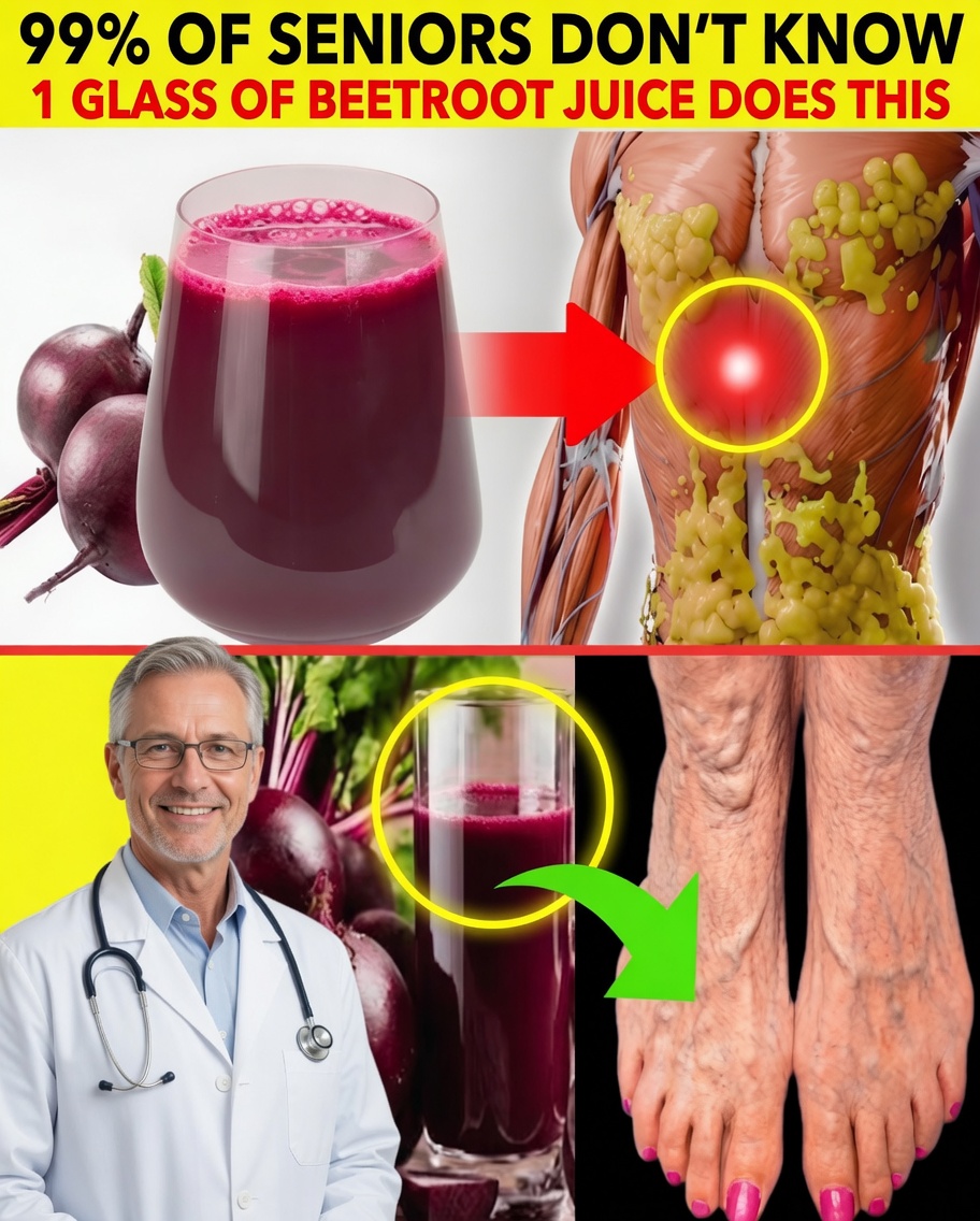 A Glass of Beetroot Juice in the Morning Can Change Everything for Seniors