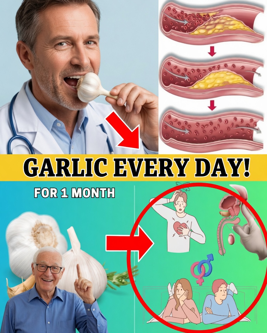 Eating Raw Garlic Every Day: A Natural Way to Support Heart Health and Lower Cholesterol