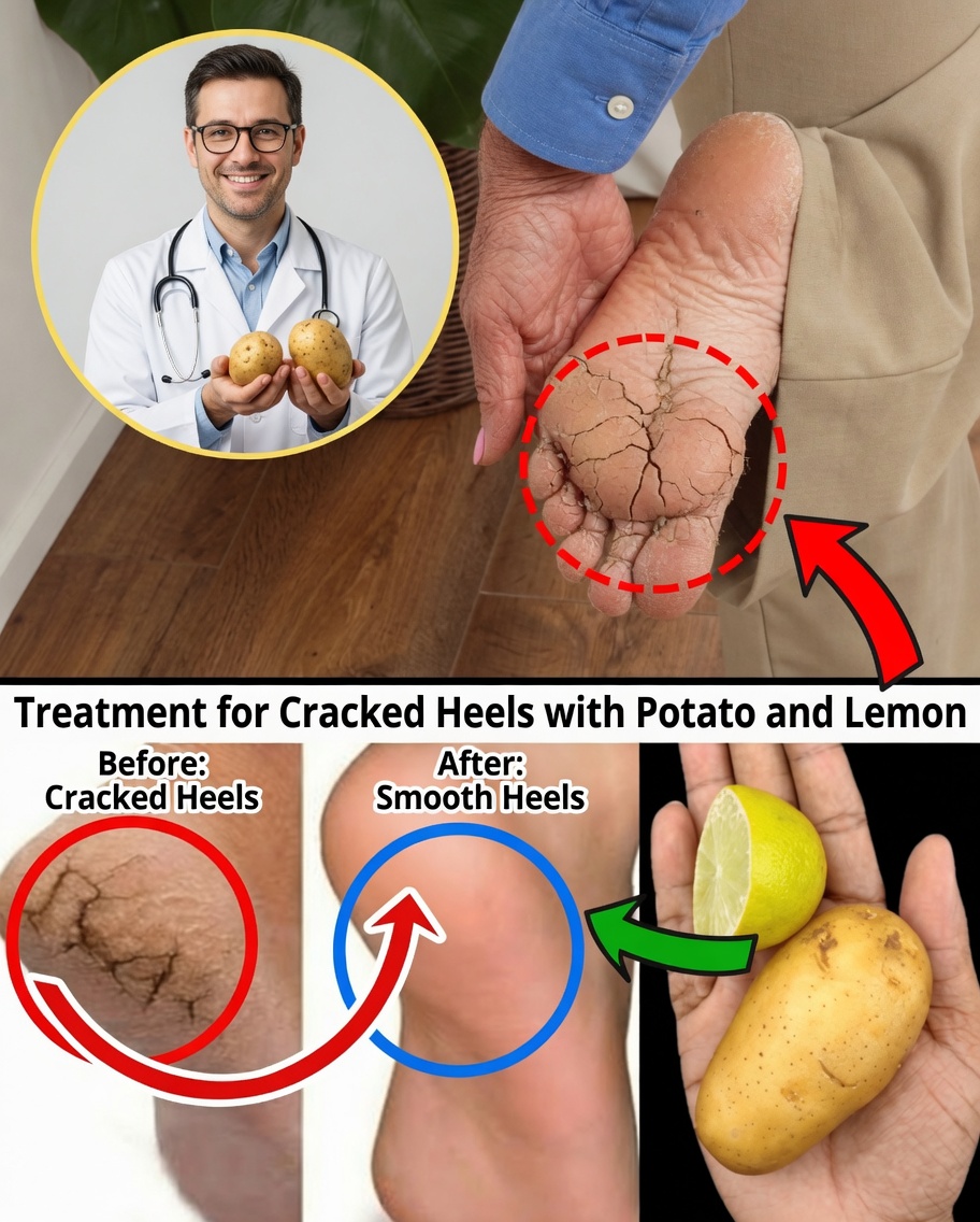 Revealed Secrets: The Potato Trick That Can Turn Cracked Heels into Soft, Silky Skin