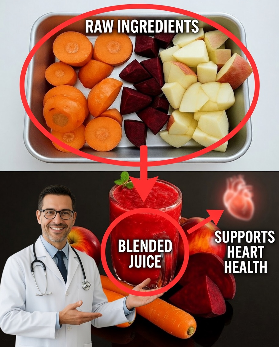 Carrot, Beetroot, and Apple Elixir: Natural Energy in Every Sip