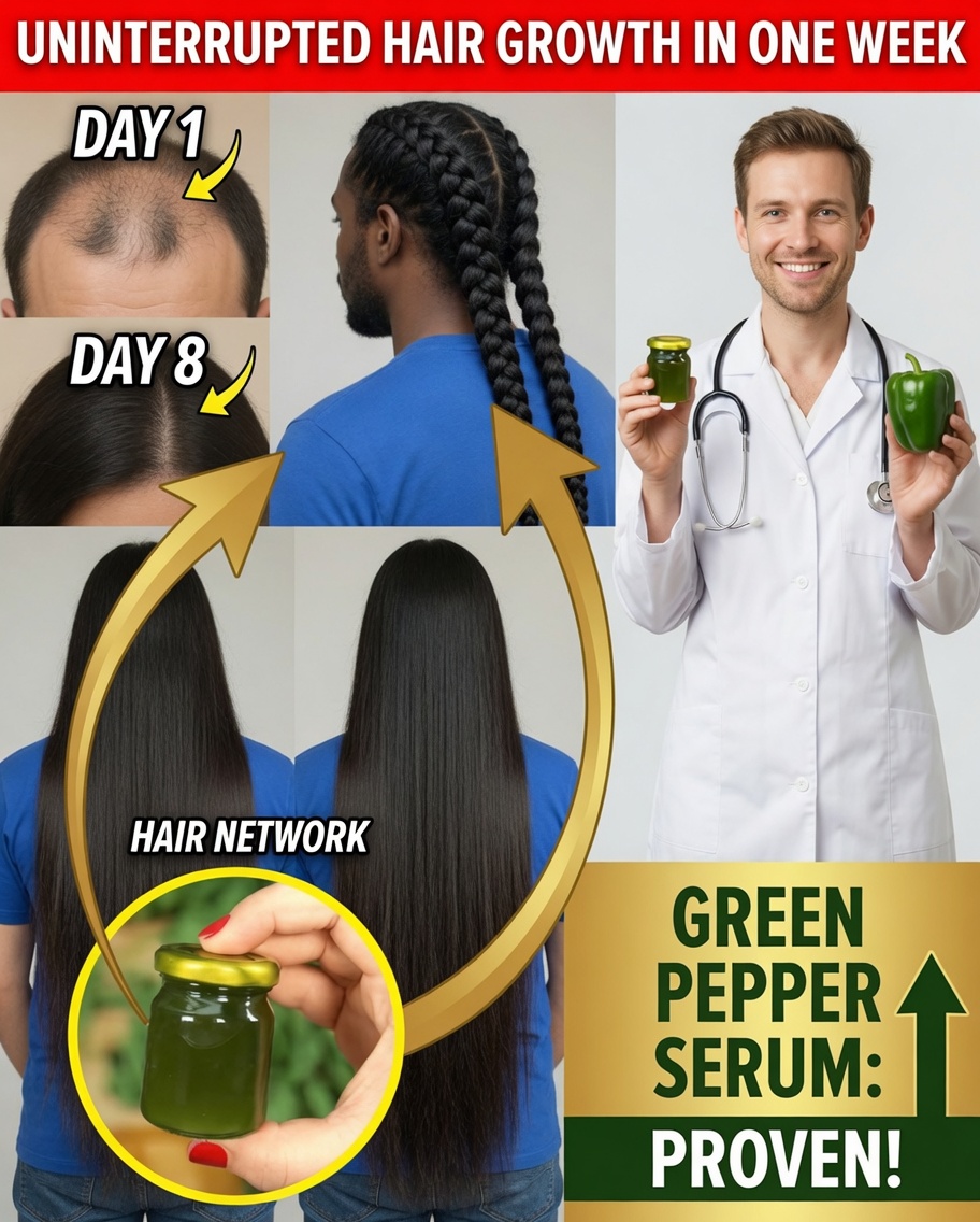 The Secret of Green Pepper: Unlock Faster, Fuller Hair Growth