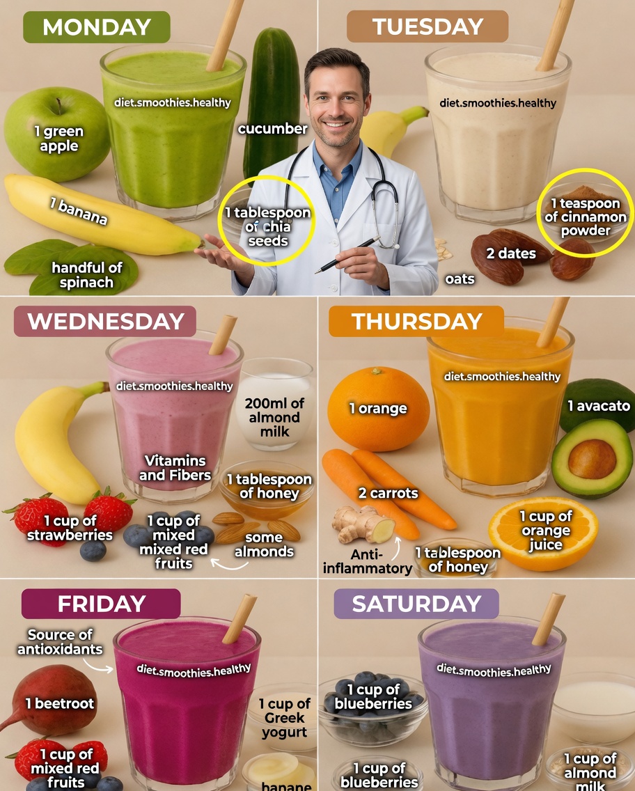 6-Day Smoothie Challenge: A Refreshing Boost for Your Health