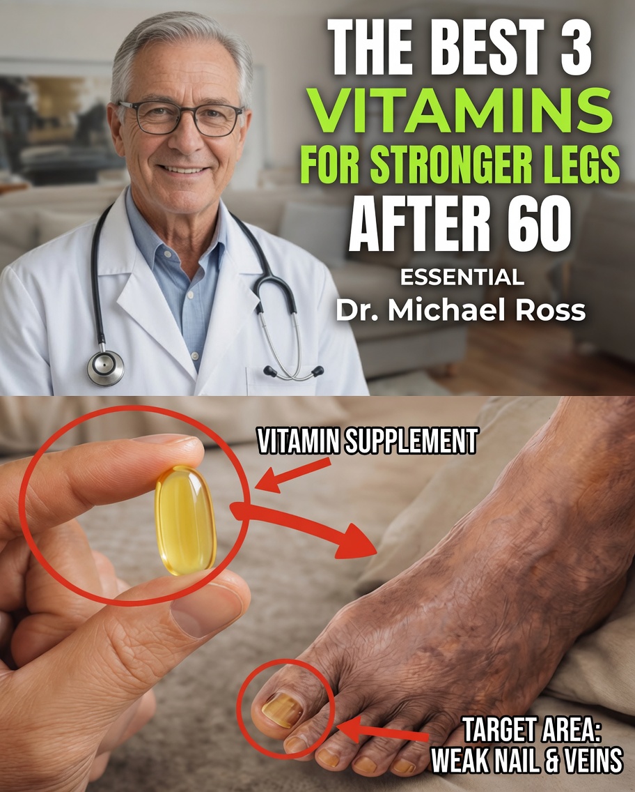 3 Vitamins to Take Before Bed That Can Strengthen Legs and Improve Muscle Function After 60