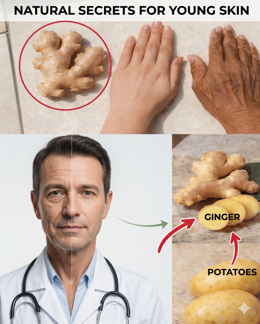 Ginger and Potato: A Natural Skin Care Habit That Can Help Keep Skin Smoother at Any Age