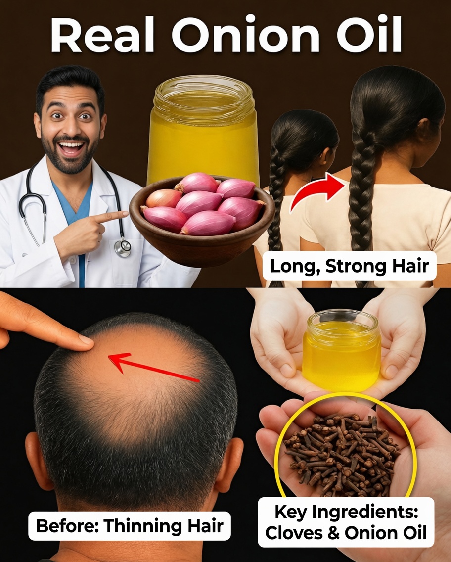 The Miracle of Onion Oil: How My Scalp Bald Spots Began to Disappear in Just 16 Days