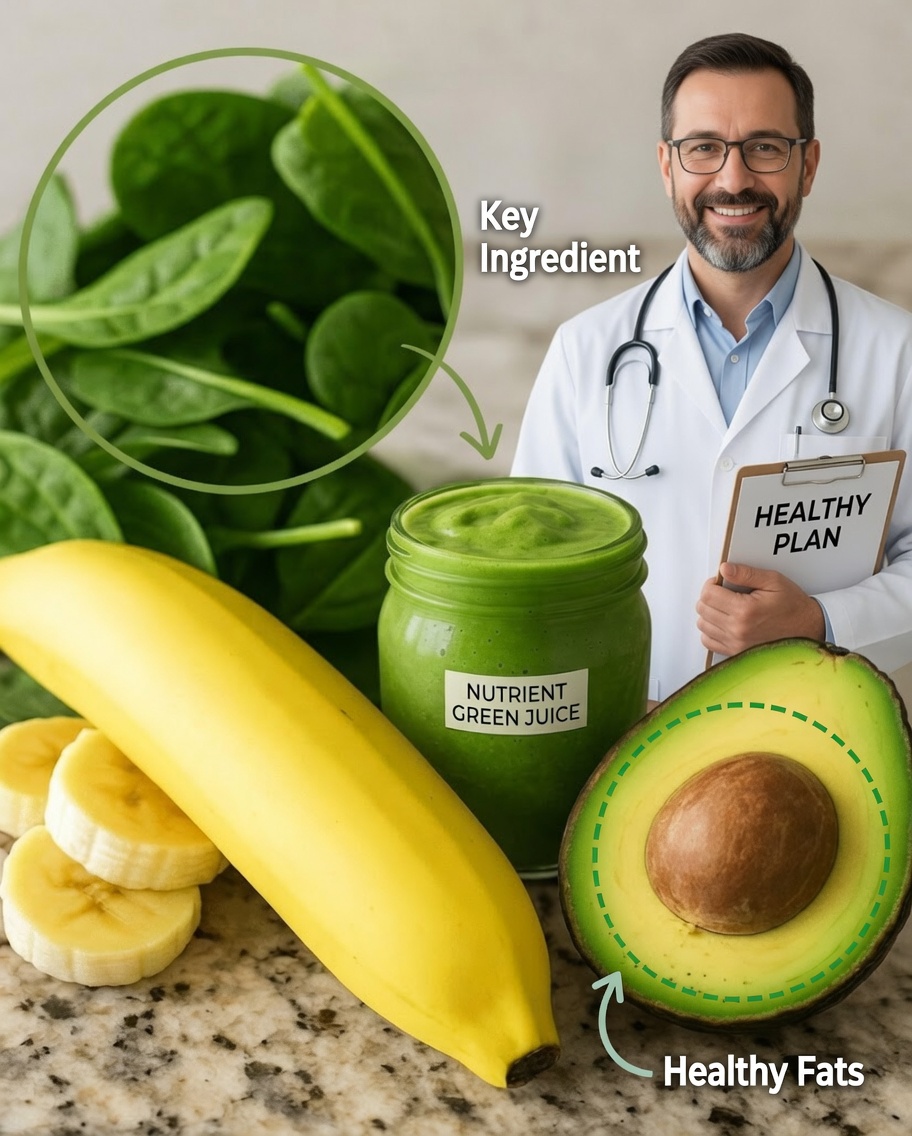 Start the Day with Energy: Avocado and Spinach Smoothie for Vitality and Well-Being