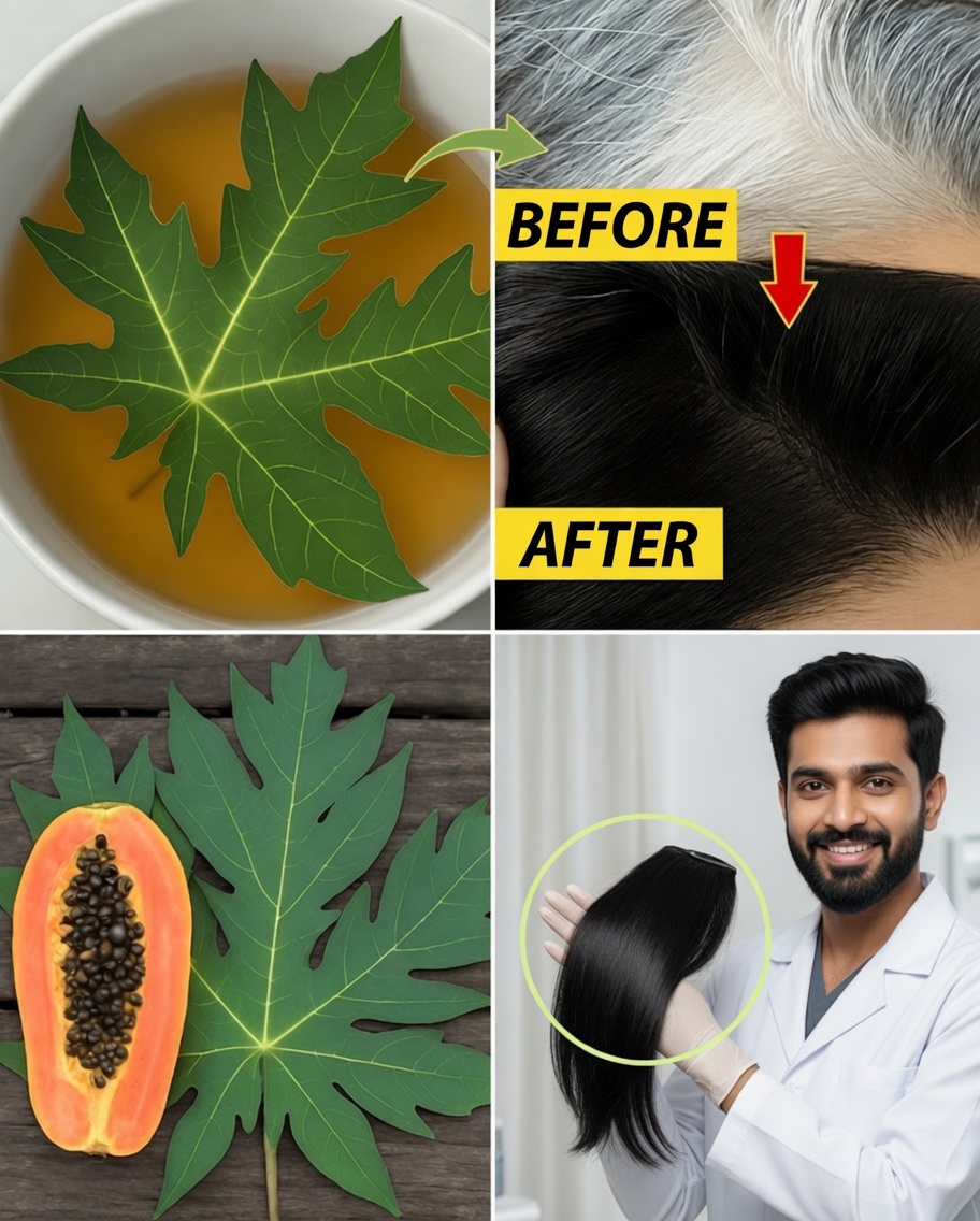 Papaya Leaves: The Natural Trick for Darker, Longer Hair Overnight