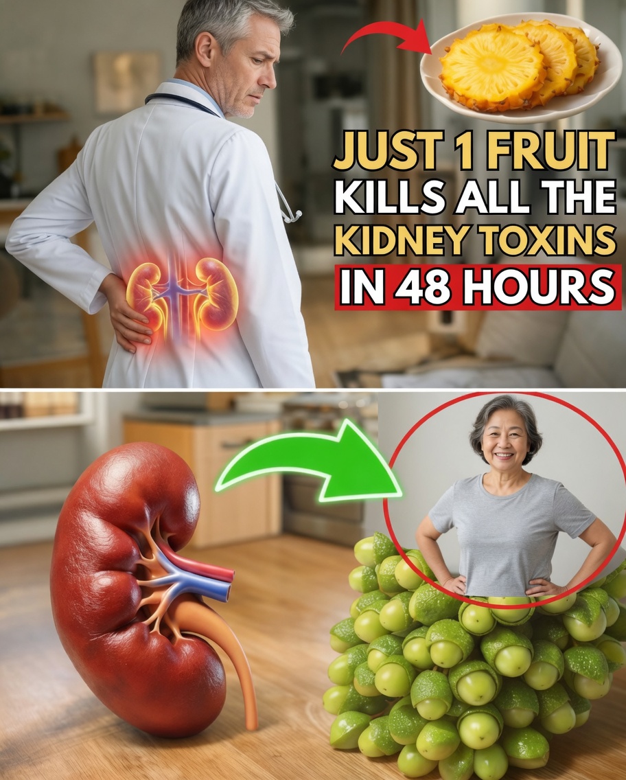 4 Powerful Fruits That Help the Kidneys Eliminate Toxins While You Sleep | Health Tips for Seniors
