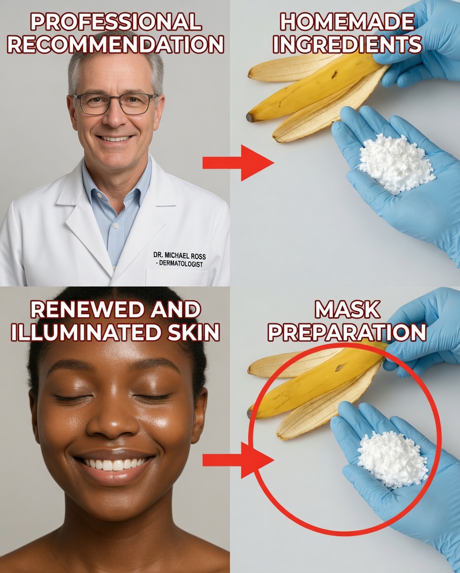 Simple Banana Peel and Cornstarch Formula That Can Leave Skin Smoother