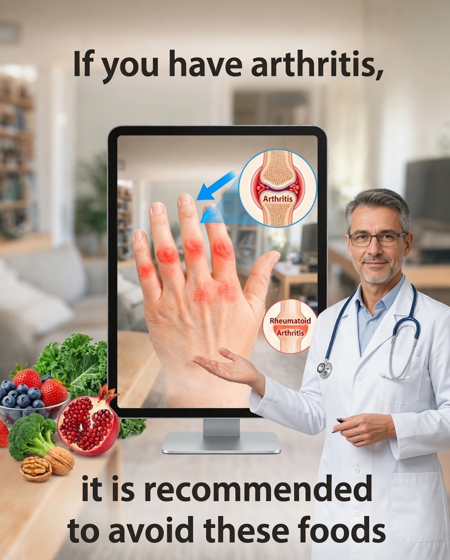 Foods You Should Avoid If You Suffer from Arthritis to Reduce Pain and Inflammation