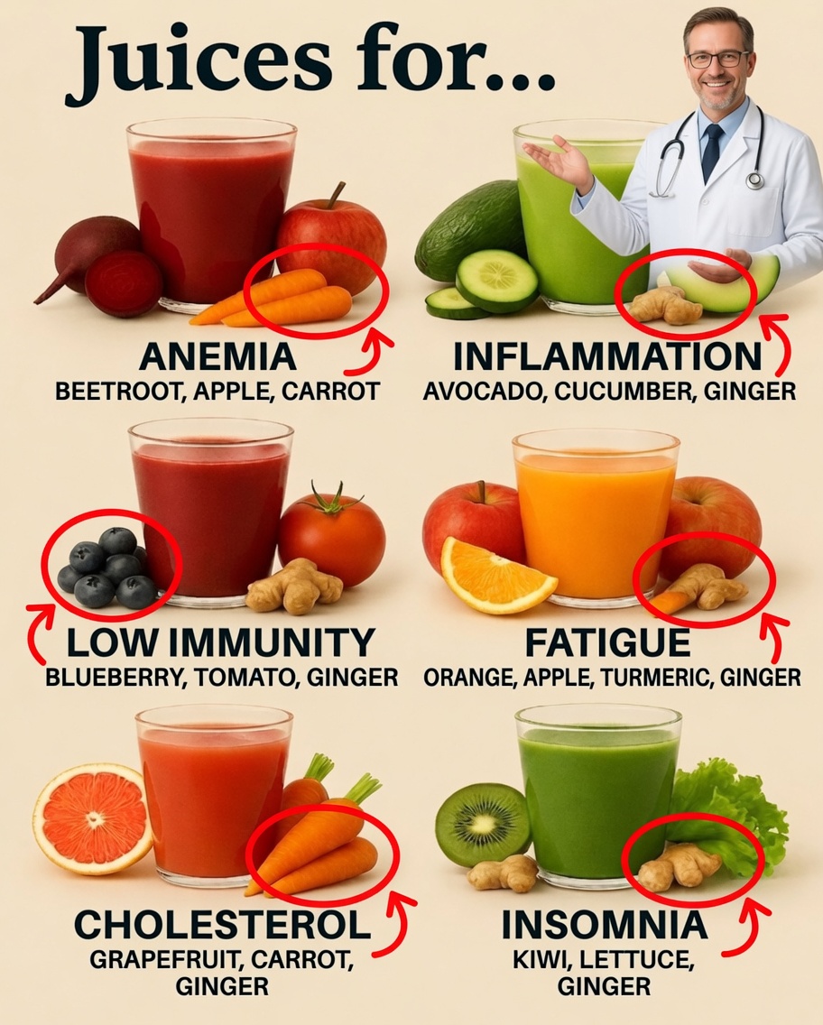 Healing Juices: Natural Recipes for Anemia, Inflammation, Fatigue, and Much More