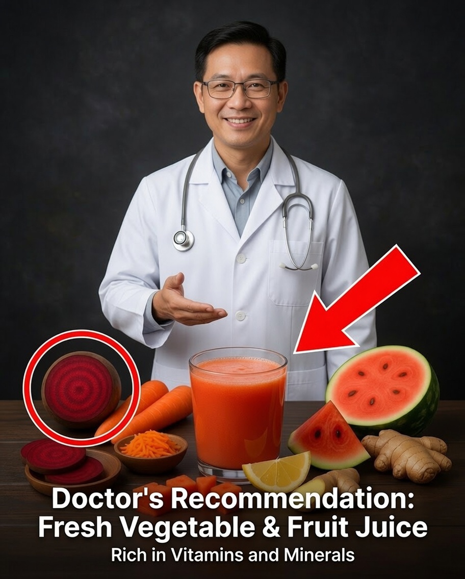 Watermelon, Carrot, Beetroot, and Ginger Juice: The Natural Detox Drink that Revitalizes the Body