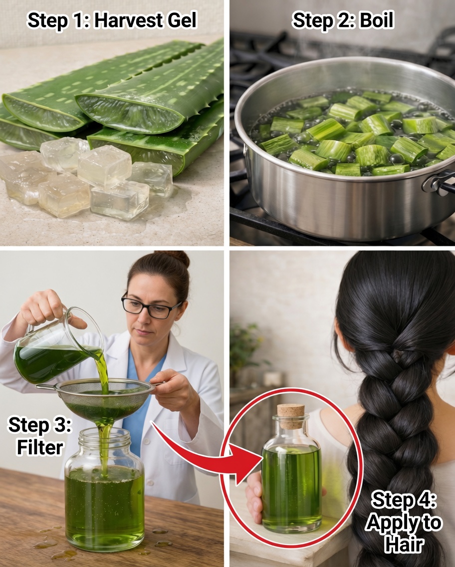 How to Make Aloe Vera Oil to Stimulate Hair Growth and Reduce Hair Loss