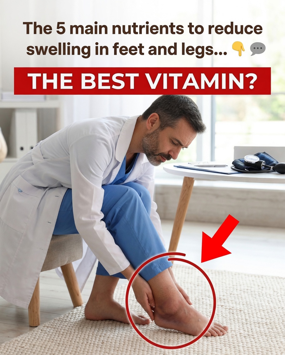 Swollen Feet and Legs? These 5 Nutrients Can Help Relieve Discomfort